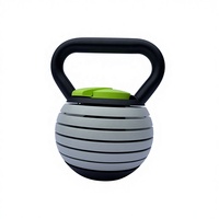 Kettlebell réglable en fonte, personnalisable, durable et universelle pour l'entraînement de force, la musculation et le fitness