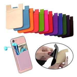 Tarjetero de Silicona con Logotipo Personalizado, Cartera para Teléfono Móvil, Soporte de Silicona Adhesivo para Tarjetas - Product Image 6
