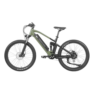 27.5 Mountain Bike Full Suspension Full Carbon Electric Mountain bike 500W 48V Racing Mountain Bike <span class=keywords><strong>elettrica</strong></span> - Product Image 2