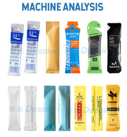 Machine d'emballage automatique VFFS pour sachets de café en bâtonnets, multi-voies (2/4/6/8/10 voies), pour sachets de forme irrégulière