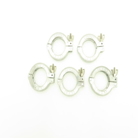 Plc Instruments 100312906 Aluminum Wing Nut Clamp Nw 50 Iso-kf Flan Lot of 5 for Warranty Product