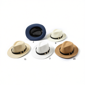 Sombrero Panamá de Sarga con Cinturón 57 58 59 cm para Hombre y Mujer, Moda para Exteriores - Product Image 2