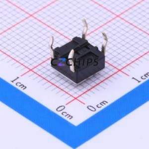 EVQPAC04M Tactile Switch Through hole Component (THT)-4P,6x6mm Switch Single Pole Single Throw Round Button 1N Through Hole - Product Image 2