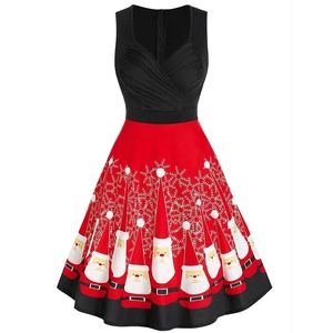 Conjunto familiar navideño, vestido para <span class=keywords><strong>mamá</strong></span> e hija, ropa para adultos y niños, vestidos de invierno, conjuntos a juego para madre e hija, atuendos para fiesta de Navidad familiar - Product Image 6