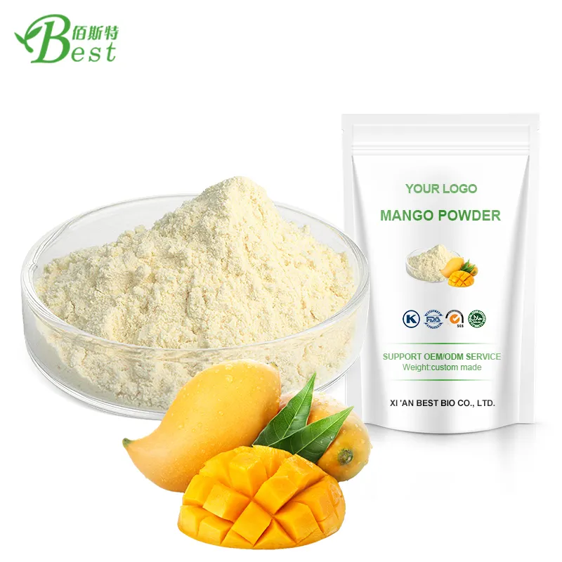 Levering Beste Prijs Mango Extract Poederdrank Mango Vruchtensap Poeder Gevriesdroogd Mangopoeder