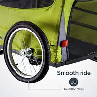 Youpin petsafer — remorque de vélo, en acier, cadre Durable, facile à connecter et à déconnecter, pour le vélo, comprend trois rangement