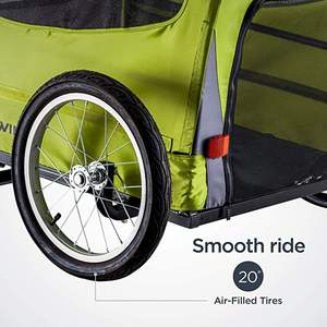 PetSafe खुश सवारी स्टील कुत्ते साइकिल ट्रेलर-टिकाऊ फ्रेम-कनेक्ट करने के लिए आसान और डिस्कनेक्ट करने के लिए बाइक-Includes तीन भंडारण - Product Image 5