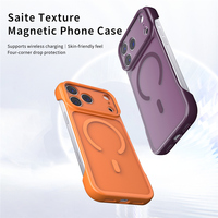 Coque de téléphone magnétique effet mat pour iPhone 18 Pro Max 17 17Air 15 Pro Max, protection intégrale antichoc 3-en-1 en PC et TPU