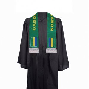 Nuevo Producto: Bufandas Personalizadas con la Bandera del Gabón para Fans y Clubes de Seguidores - Product Image 1