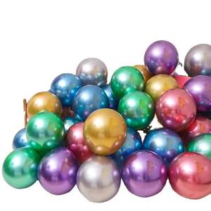 High Glossy Chrome Metallic Latex <b>Balloons</b> Personalized Party <b>Decorations</b> for Halloween Easter Air Advertising <b>Balloons</b> Factory - Product Image 4
