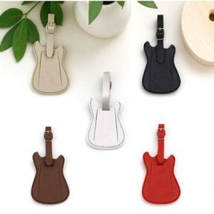 Wholesale Guitar Shape PU Leather Luggage <b>Tag</b> Customizable Music-themed Travel Bag <b>ID</b> Customizable Colorful <b>Tag</b> Luggage <b>Tag</b> - Product Image 3