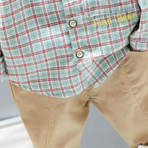 Conjuntos de Ropa para Niños de Alta Calidad, Camisa Formal y Pantalón de Uniforme, Conjunto de 2 Piezas - Product Image 5