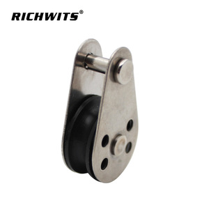 RICHWITS Stainless Steel Pulley 25mm Nylon Sheave For Wire Rope <b>Puller</b> - Product Image 4