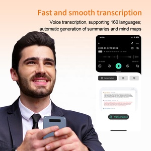 Registratore Vocale AI con Controllo <span class=keywords><strong>App</strong></span>, Sottile 3MM, Memoria 64GB, <span class=keywords><strong>per</strong></span> Lezioni, Riunioni e Chiamate Telefoniche - Product Image 2