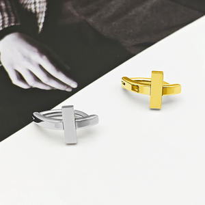 डिय थोक कस्टम टाइटेनियम गहने भेदी G23 इम्प्लांट ग्रेड टाइटेनियम क्रॉस ट्रेंडी पेट बटन - Product Image 4