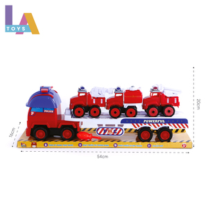 Longthuy โมเดลรถของเล่นพลาสติกสำหรับเด็กรถไฟฟ้าขนาดใหญ่3คันของเล่นเพื่อการศึกษาในเวียดนาม - Product Image 5