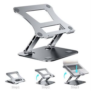 X1104-1 Ergonomic Aluminium Alloy Foldable <b>Computer</b> Stand Portable Laptop Stands Elevator Adjustable Laptop Stand for <b>Desk</b> - Product Image 1