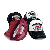 Gorra de Béisbol Bordada Estilo Urbano Vintage, Transpirable e Impermeable, Unisex, de Malla, para Todas las Estaciones
