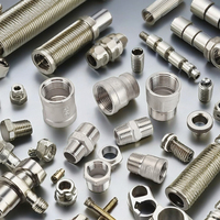 304 DN8 acier inoxydable femelle Joint tuyau raccords de Transition basse pression Micro et CNC usinage Union différents Types