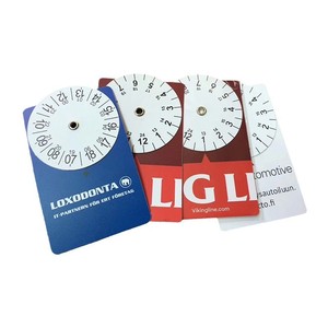 Disque de chronométrage de stationnement automobile en papier et plastique personnalisé Danemark pour la promotion client - Product Image 4