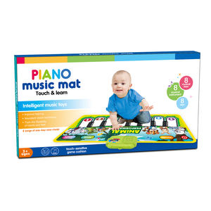 แผ่นรองเล่นเปียโนไฟฟ้าสำหรับเด็กเล็ก ของเล่นเครื่องดนตรีเปียโนดนตรีสำหรับเด็ก - Product Image 4