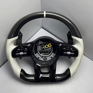 Volant sport en fibre de carbone DOS pour <span class=keywords><strong>Mercedes</strong></span>-Benz A35/A45/C63/C43/E53/E63/G63/G500/G55 pour AMG GT S63/GLE63/GLA45 W223 - Product Image 6