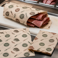 Feuilles de papier Deli personnalisées imprimées, feuilles de service à marque privée, fabricant de feuilles de service pour barbecue