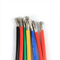 Cable Eléctrico de Silicona UL3512 1/0AWG 53mm, Cable de Cobre Trenzado Resistente a Altas Temperaturas, Cable de Alimentación para Inversor, Sistema de Accionamiento para Vehículos Eléctricos