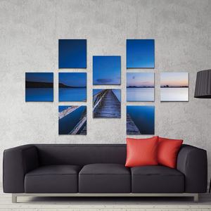 ตัวยึดอลูมิเนียมทรงสี่เหลี่ยมภาพเงาด้านหลังภาพพิมพ์โลหะอะลูมิเนียมรูปภาพแขวน - Product Image 6