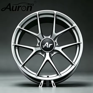 Jante en alliage multi-rayons Auron Hyper Silver 5.25x16 PCD 114.3mm ET35 monobloc pour voitures particulières - Product Image 1