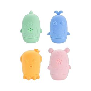 Juguetes de Baño de Animales de Silicona para Niños, Seguros y Coloridos, Juego de Herramientas de Rociado de Agua, Juguete de Ducha para Bebés - Product Image 4