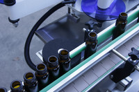 Npack Usine Prix Linéaire Automatique Cosmétiques Liquide Bouteille Ronde Étiqueteuse Avec Imprimante