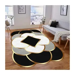 2023新设计批发3D印花地毯欧式地毯家居客厅卧室儿童房