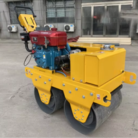 Rouleau compresseur vibrant à double tambour pour compactage intensif, idéal pour la construction de ponts – Approvisionnement direct usine
