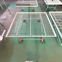 Lits de roulement en treillis métallique en acier personnalisé hydroponique Tables de culture Lit de semence de pépinière