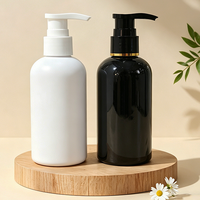 Bouteille Pompe Personnalisée 200ml pour Gel Douche Cosmétique, Lotion, Shampoing, Savon Liquide Corps et Mains, Modèle 61