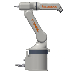 Bras robotisé industriel 6 axes Sooyee SYB0805A avec moteur PLC, boîte de vitesses, charge utile de 5 kg, portée de 800 mm, entraînement servo-électrique, protection IP54 - Product Image 1