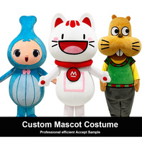 Entreprise de personnalisation de vêtements en mousse 3D de figurines de dessin animé haut de gamme, mascotte IP, poupée qui marche, ensemble de tête de poupée
