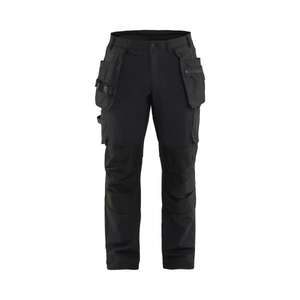 BLAKLADER - 172016459900C44 pantalones Craftsman 4-Way stretch Black - EAN 7330509872130 PANTALONES DE TRABAJO DE CARGO - Product Image 1