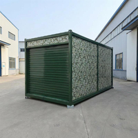 Conteneur maritime modulaire préfabriqué personnalisable pour usage commercial, bar extérieur avec terrasse