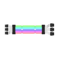 24pin bercahaya ARGB garis ekstensi untuk Motherboard & kartu grafis 2 * 8pin synchromron 3 * 8pin Aksesori komputer