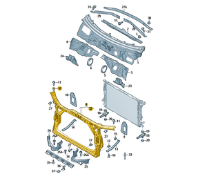กรอบหม้อน้ำสำหรับรถ Audi Q5 8R 8R0805594 8R0805594D 8R0805594C เปลี่ยนได้805 594 B - Product Image 6