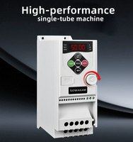 Variateur de fréquence (VFD) pour moteur synchrone et asynchrone, entrée monophasée 220V, sortie triphasée 220V/380V, contrôleur de vitesse, variateur de courant alternatif (CA)