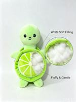 Jouet pour chiot en peluche grinçante OEM ODM, résistant aux morsures, pour soulager l'ennui, jouet tortue en peluche, fournitures pour animaux de compagnie