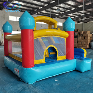 Gorila inflable azul de tamaño Mini de alta calidad, combo de Castillo de rebote inflable, puente inflable para interiores para niños a la venta - Product Image 4