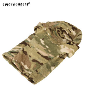 Камуфляжная тактическая маска-капюшон Emersongear, зимний ветрозащитный флисовый утепленный капюшон - Product Image 4