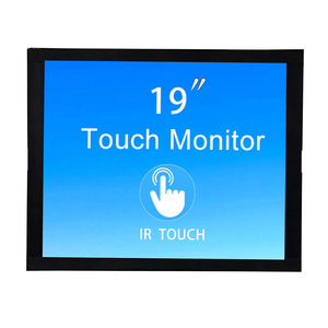 19インチガラス素材パネル ステンレススチール製ボーダー 4:3アスペクト比 USBインターフェース 新型ゲーミングモニター - Product Image 1