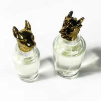 Nouvelle conception de flacon pulvérisateur, atomiseur, flacon de parfum, flacon d'huile essentielle, flacon transparent de 50 ml, flacon de parfum vide