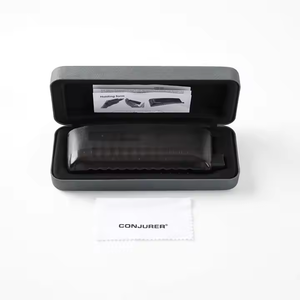 CONJURER 프로페셔널 12홀 크로매틱 하모니카 수입산 포스퍼 브론즈 리드 황동 플레이트 블랙 ABS C메이저 스케일 - Product Image 4