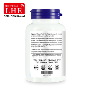 Complément alimentaire au curcuma et à la curcumine Shecome, absorption améliorée, 150 capsules de curcuma et de curcumine pour adultes - Product Image 5